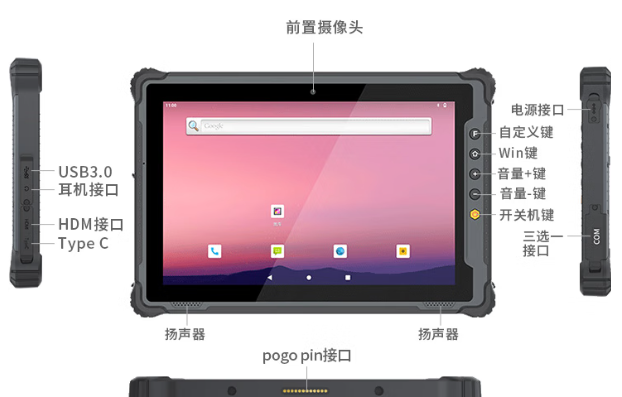 東田國產10.1英寸平板電腦豐富工業接口.png