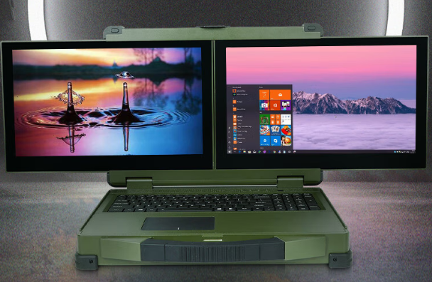 雙屏加固計算機，多路信息處理無憂|DTN-X1506